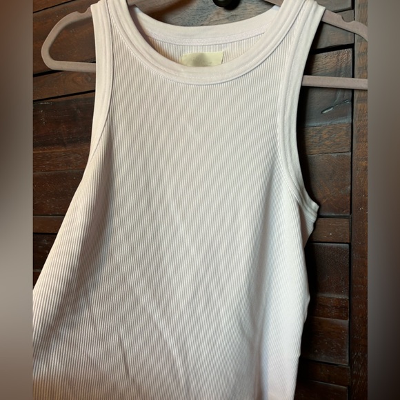Citizens of Humanity - Isabelle Ribbed Tank - Size - L - Super Light Lilac - Picture 4 of 6